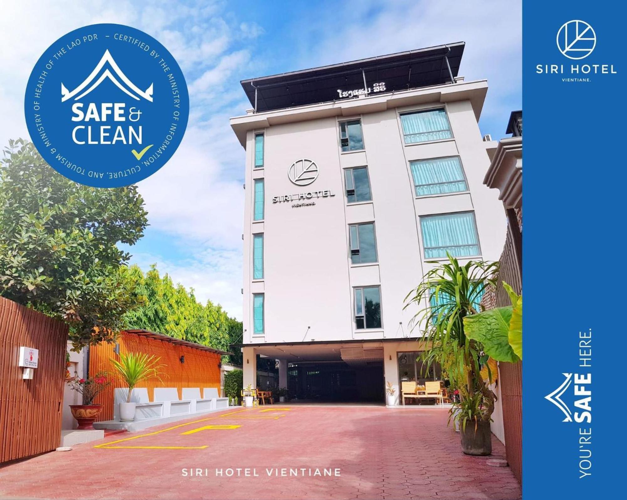 Siri Hotel Vientiane Bagian luar foto