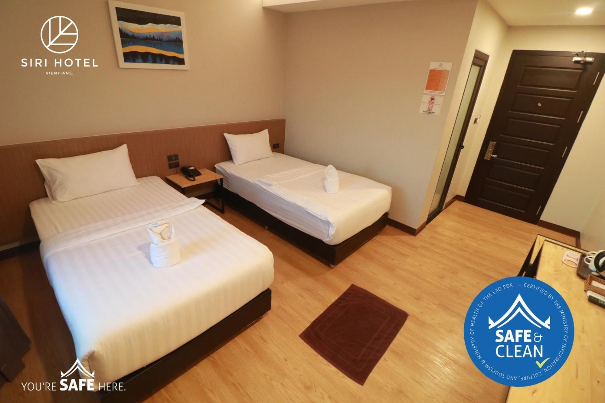 Siri Hotel Vientiane Bagian luar foto